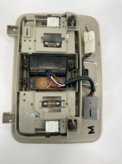 2003-2007 NISSAN MURANO OVERHEAD CONSOLE DOME MAP LIGHT LAMP W/ SUNROOF SWITCH