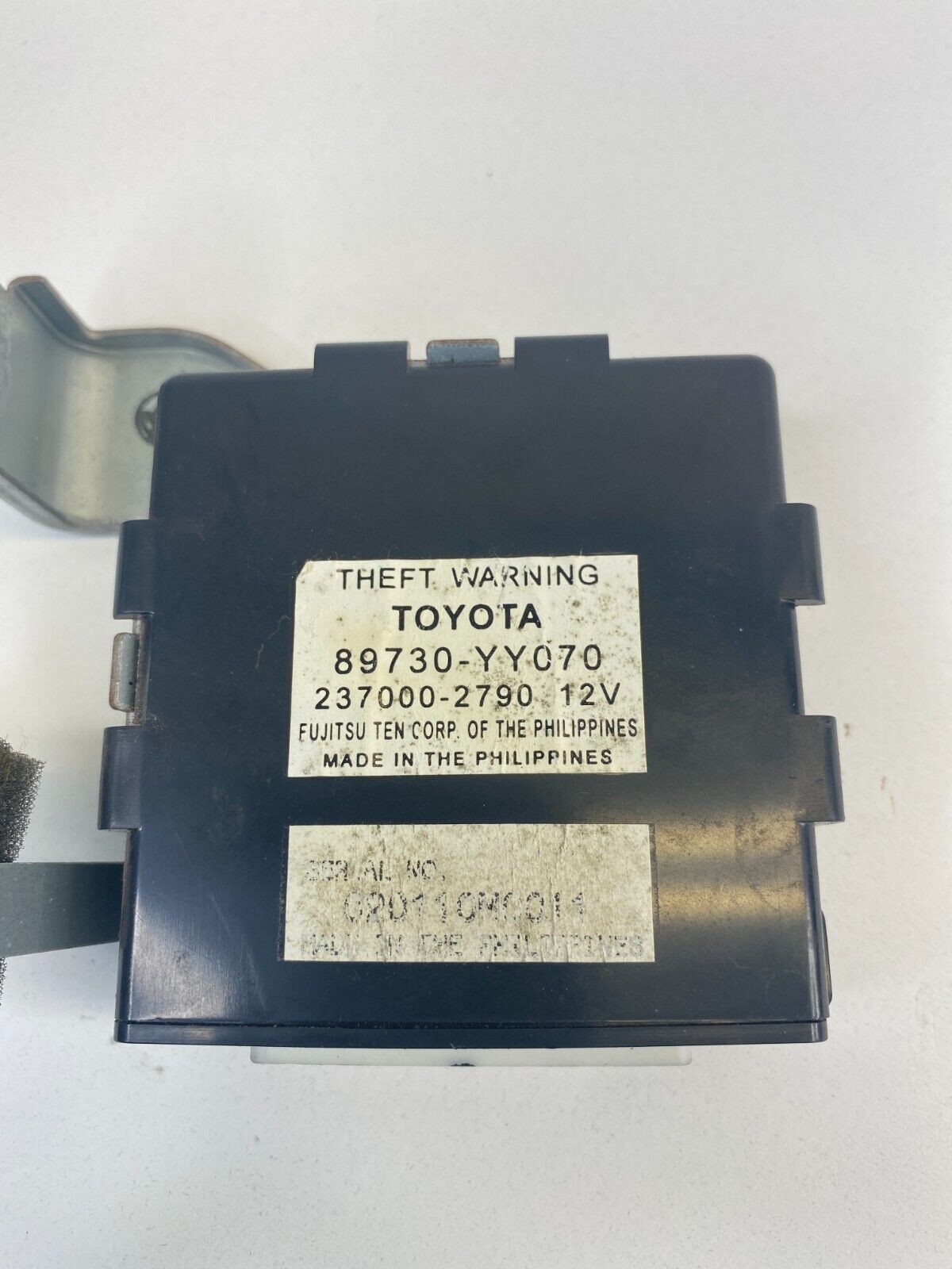 2003-2008 Toyota Matrix Theft Warning Control Module Unit Assembly 89730-YY070