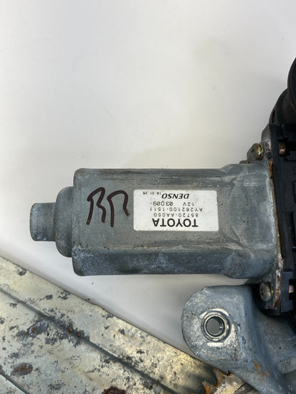2002-2006 Toyota Camry Rear Right Door Power Window Motor Regulator 85720-AA050