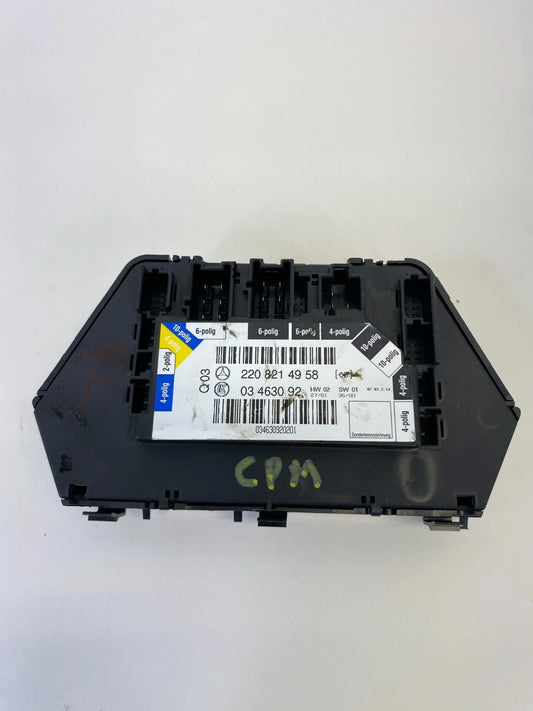 00-05 MERCEDES S430 REAR LEFT SEAT ADJUSTMENT CONTROL SWITCH MODULE 2208214958