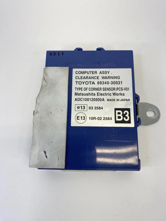 07-11 LEXUS GS350 GS460 GS450H PARKING ASSIST COMPUTER CONTROL MODULE 8934030031