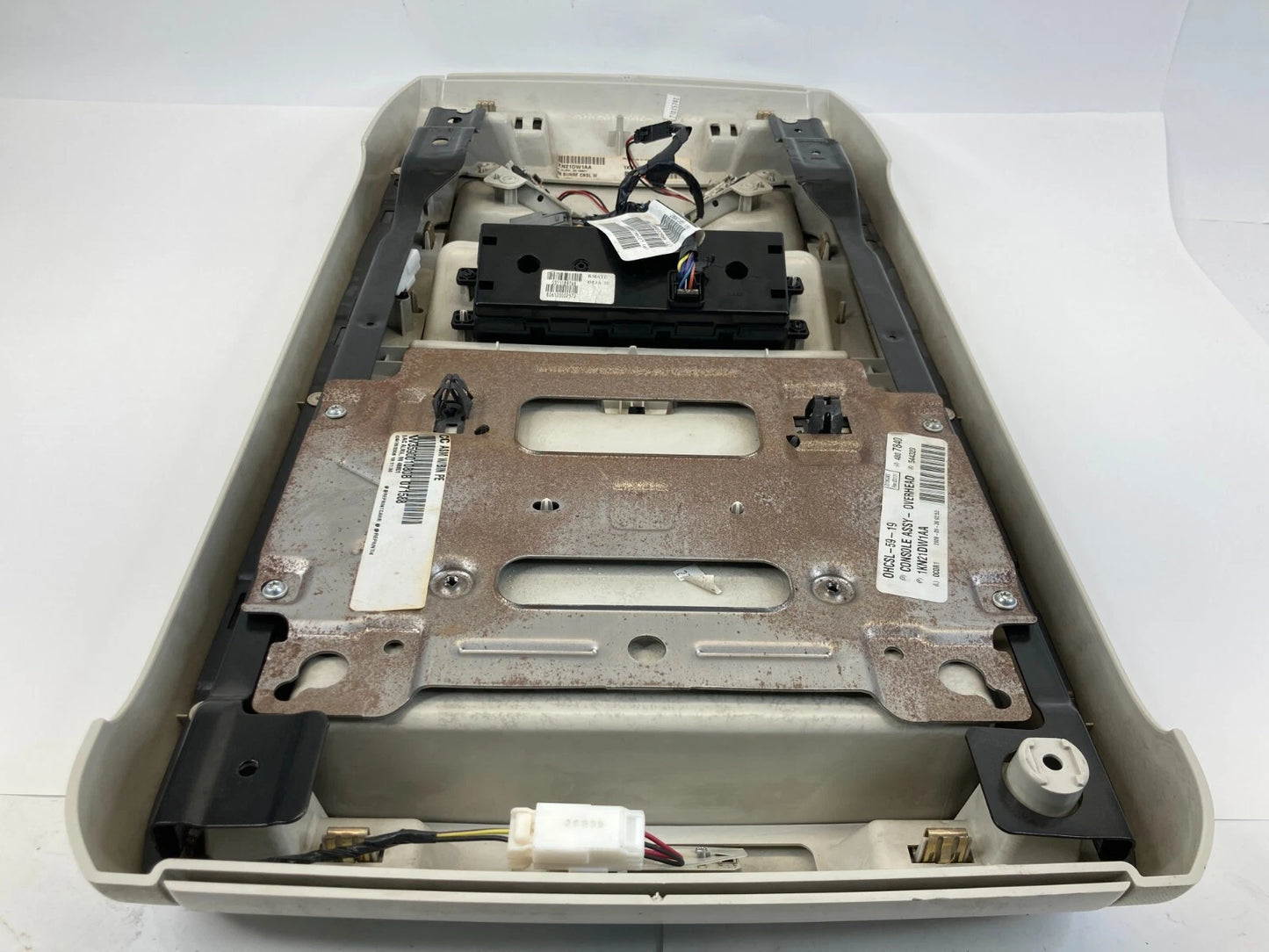 2009-2014 VOLKSWAGEN ROUTAN ROOF OVERHEAD CONSOLE W/ CLIMATE CONTROL 1KN21DW1AA