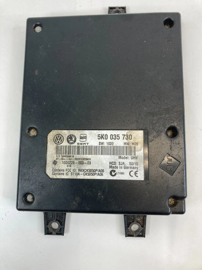 2011 VOLKSWAGEN TIGUAN BLUETOOTH INTERFACE COMPUTER CONTROL MODULE 5K0035730 OEM