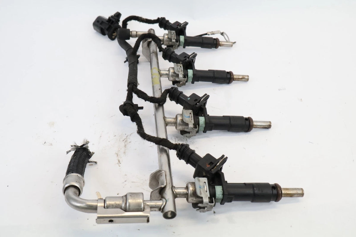 2011-2015 CHEVROLET CRUZE 1.8L FUEL INJECTORS RAIL ASSEMBLY WITH HARNESS OEM