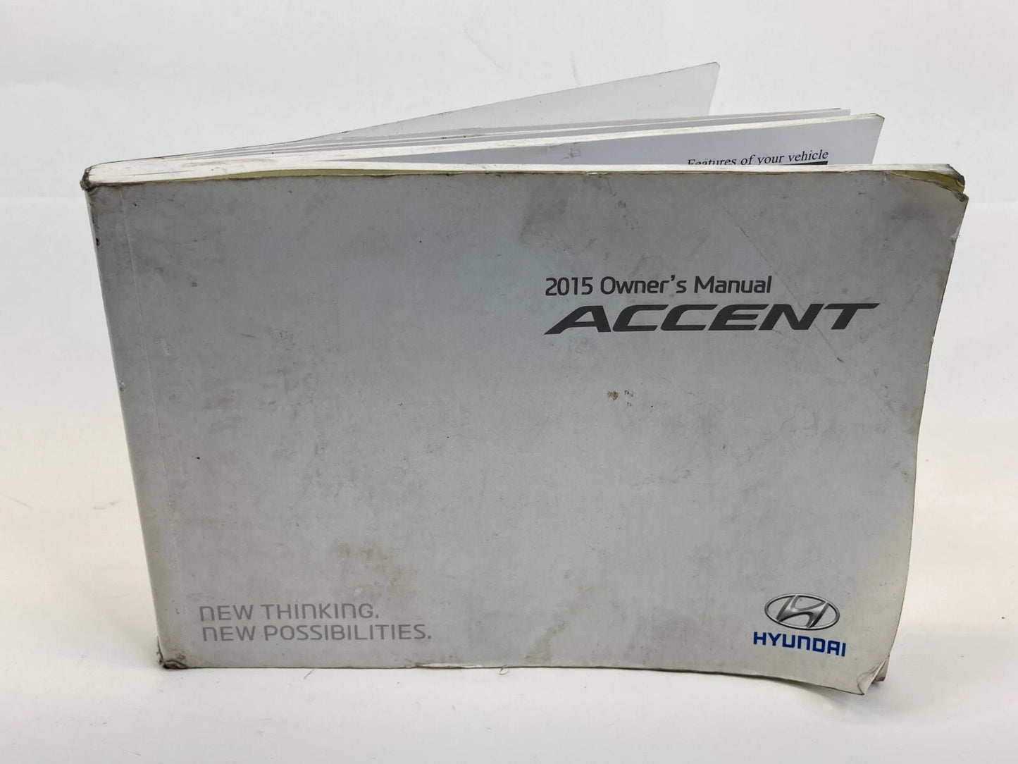 2015 15 HYUNDAI ACCENT OWNER`S USER MANUAL MAINTENANCE LOG HANDBOOK OEM