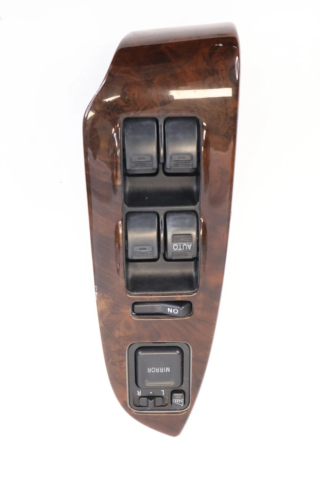 03-05 HONDA PILOT FRONT LEFT DRIVER MASTER DOOR WINDOW SWITCH CONTROL WOOD OEM