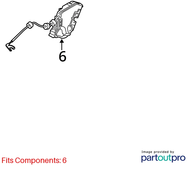 1996-2003 MERCEDES-BENZ E320 E 320 SEDAN REAR RIGHT DOOR LOCK LATCH 2117300835