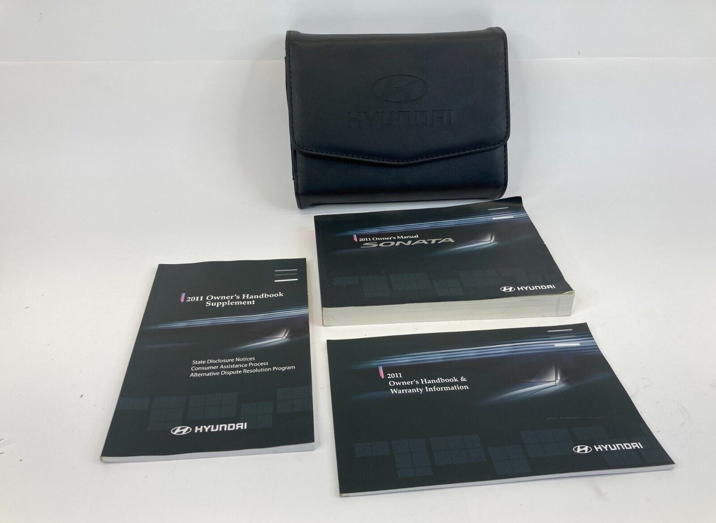 2011 Hyundai Sonata Owner's Manual Guide Handbook Warranty Info Set w/ Case