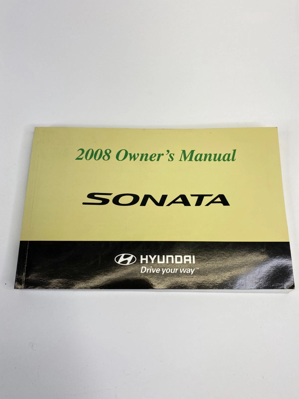 2008 HYUNDAI SONATA OWNER'S GUIDE USERS MANUAL WARRANTY INFORMATION W/ CASE OEM