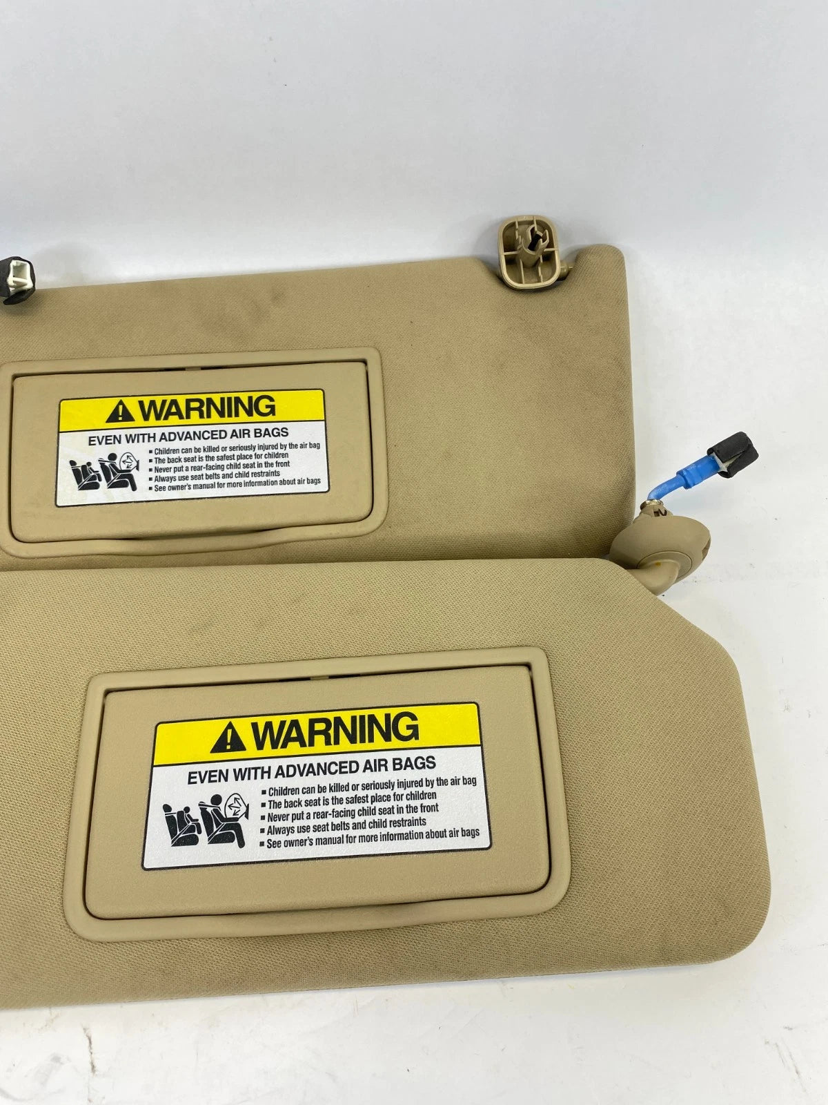 08 09 10 HONDA ACCORD FR LEFT & RIGHT SUNVISOR SUN VISOR SET W/ ILLUMINATION OEM