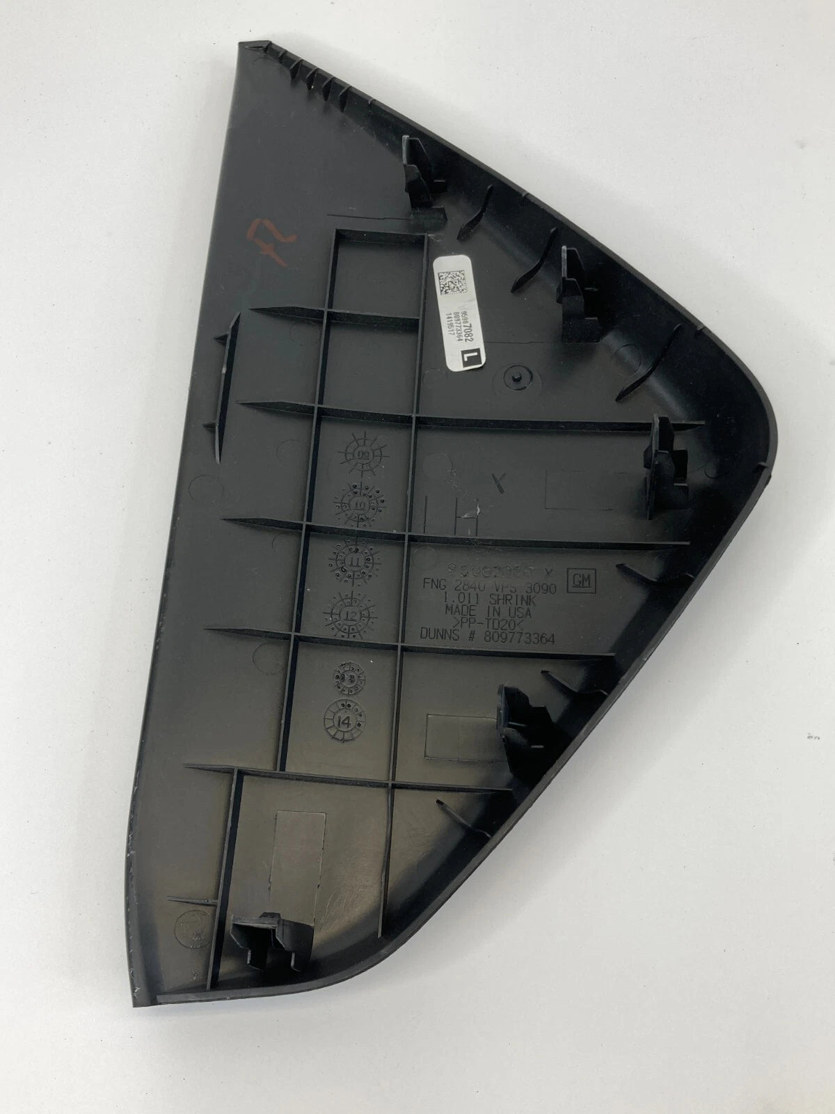 2011-2016 CHEVROLET CRUZE LEFT DRIVER SIDE DASH END CAP COVER TRIM 95987080 OEM