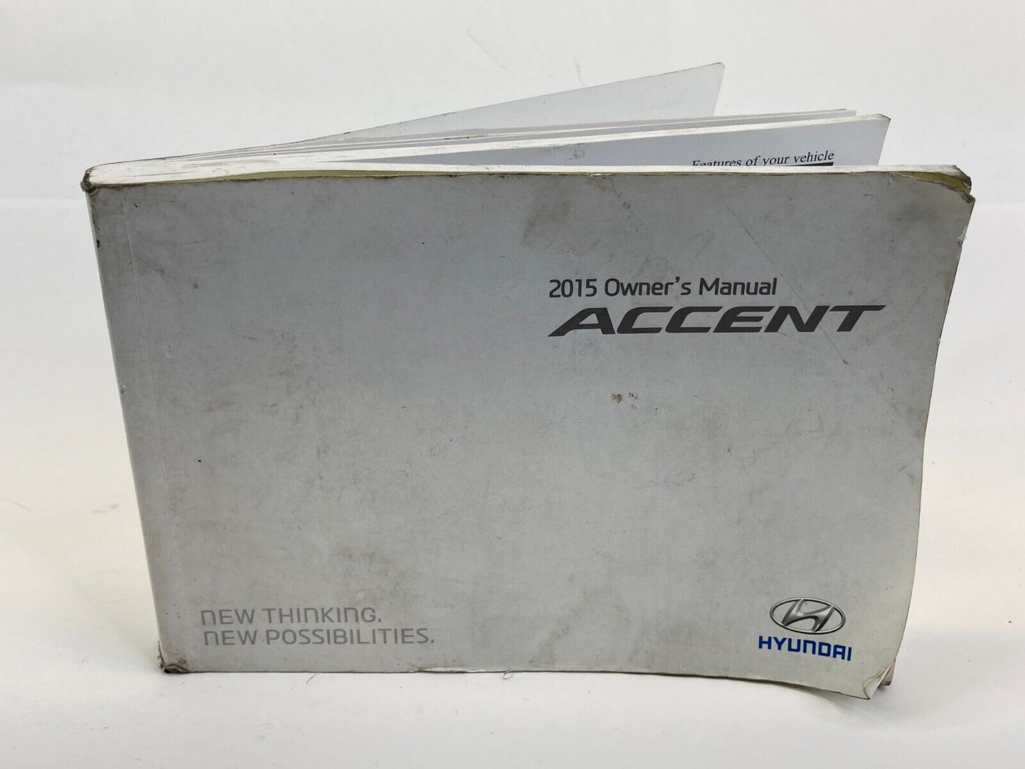 2015 15 Hyundai Accent Owner`s User Manual Maintenance Log Handbook OEM