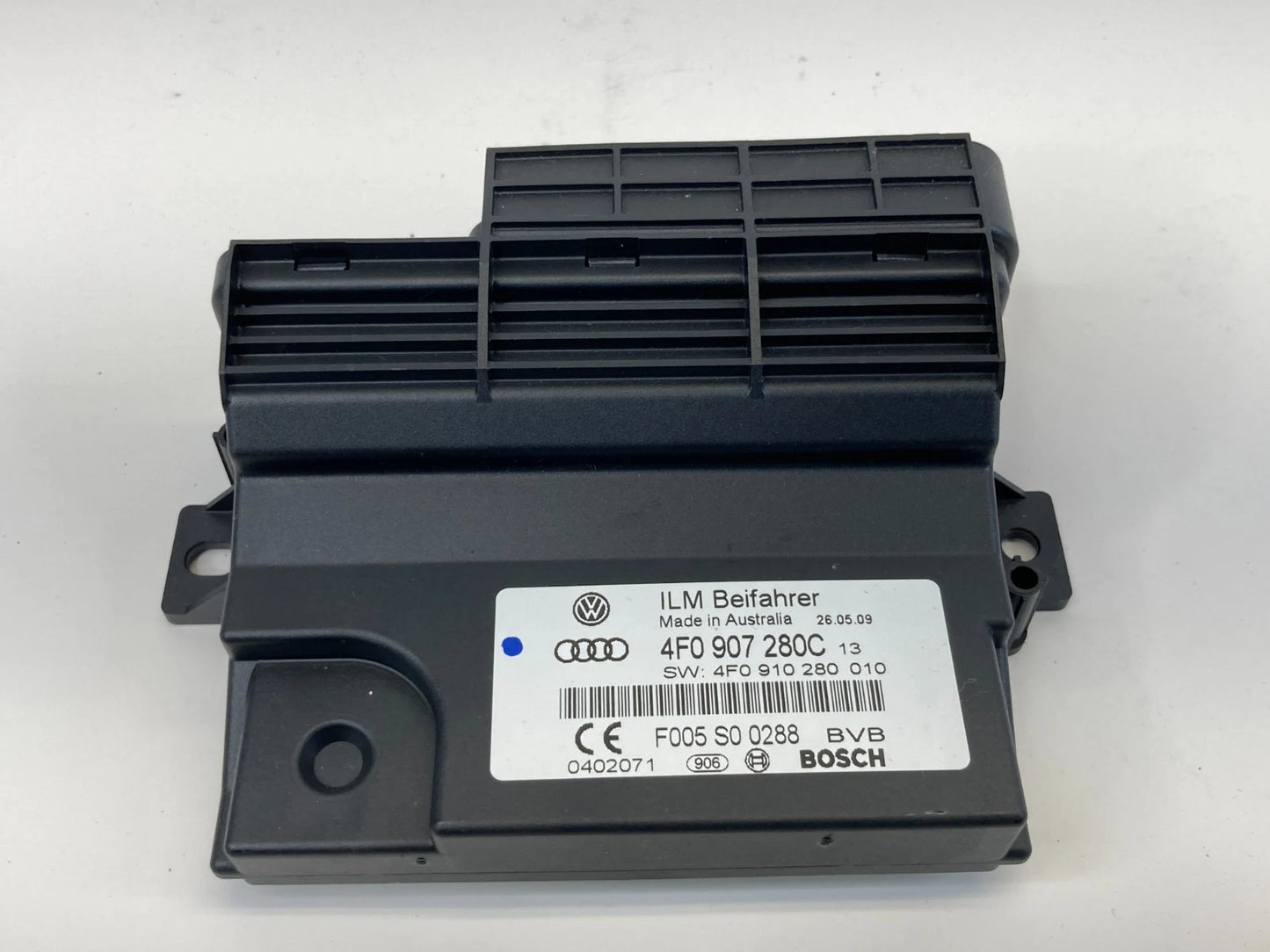 2005-2011 AUDI A6 QUATTRO ONBOARD SUPPLY CONTROL MODULE FUSE BOX 4F0-907-280C