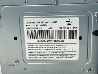 2012-2015 CHEVROLET CAPTIVA SPORT RADIO AM/FM CD PLAYER RECEIVER 22924485 OEM