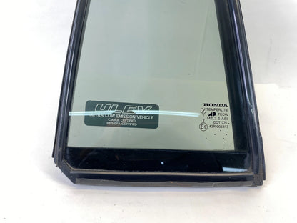 03-08 HONDA PILOT REAR LEFT BACK SIDE DOOR VENT WINDOW FIXED 73491-S9VA-A0 OEM