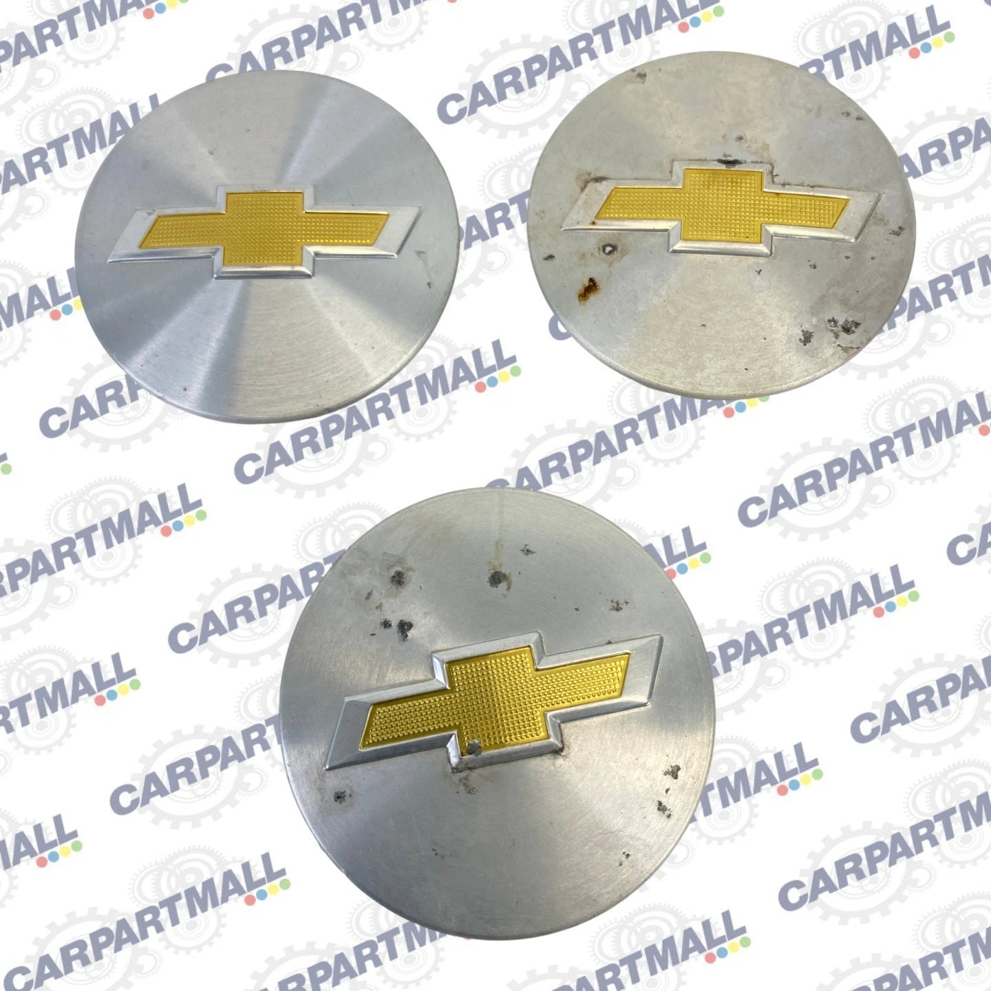 2010-2017 CHEVROLET EQUINOX WHEEL CENTER HUB CAP COVER SET OF 3 9595010 OEM