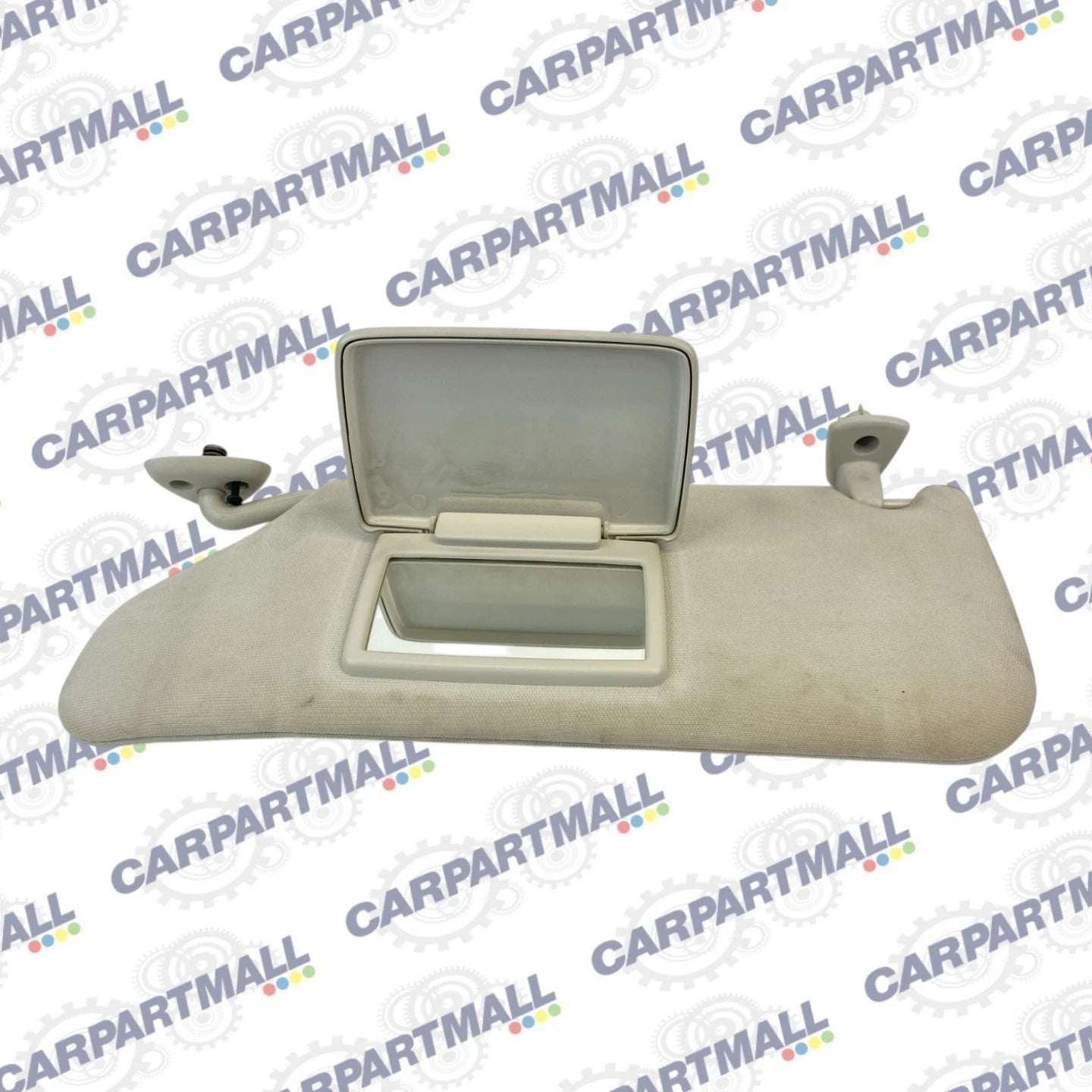 08-10 DODGE CHARGER FRONT LEFT DRIVER SIDE SUN VISOR SHADE W/ MIRROR GREY OEM