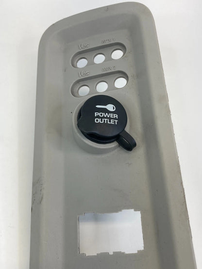 2008 2009 DODGE GRAND CARAVAN POWER OUTLET SOCKET COVER TRIM BEZEL 1CP83ES3AD