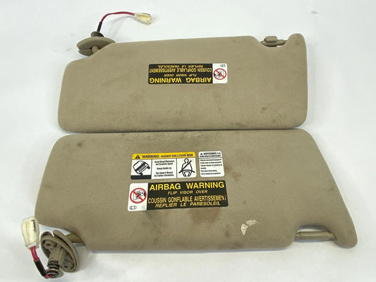 2007-2009 LEXUS RX350 04-06 RX330 ROOF LEFT & RIGHT SUNVISOR SUN VISOR SET OEM