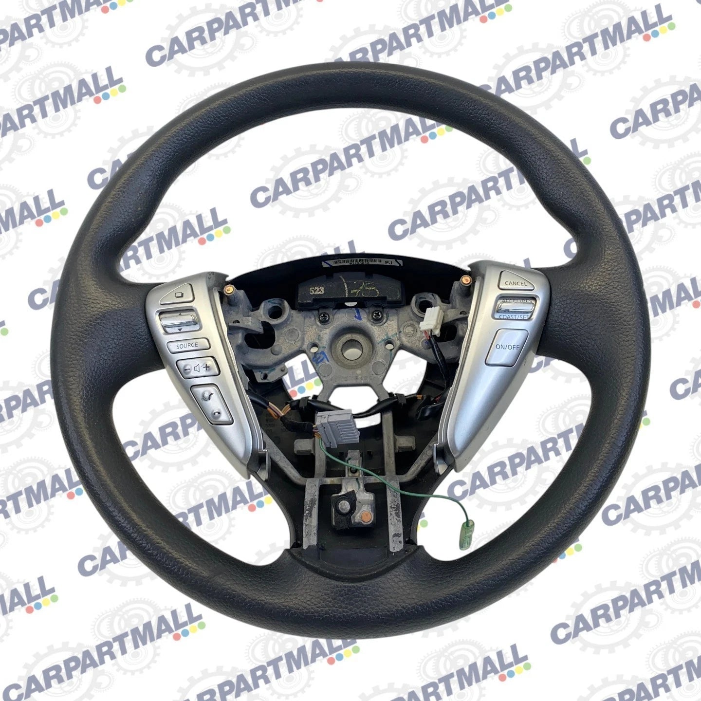 2013-2019 NISSAN SENTRA S STEERING WHEEL W/ AUDIO CRUISE CONTROLS BLACK OEM