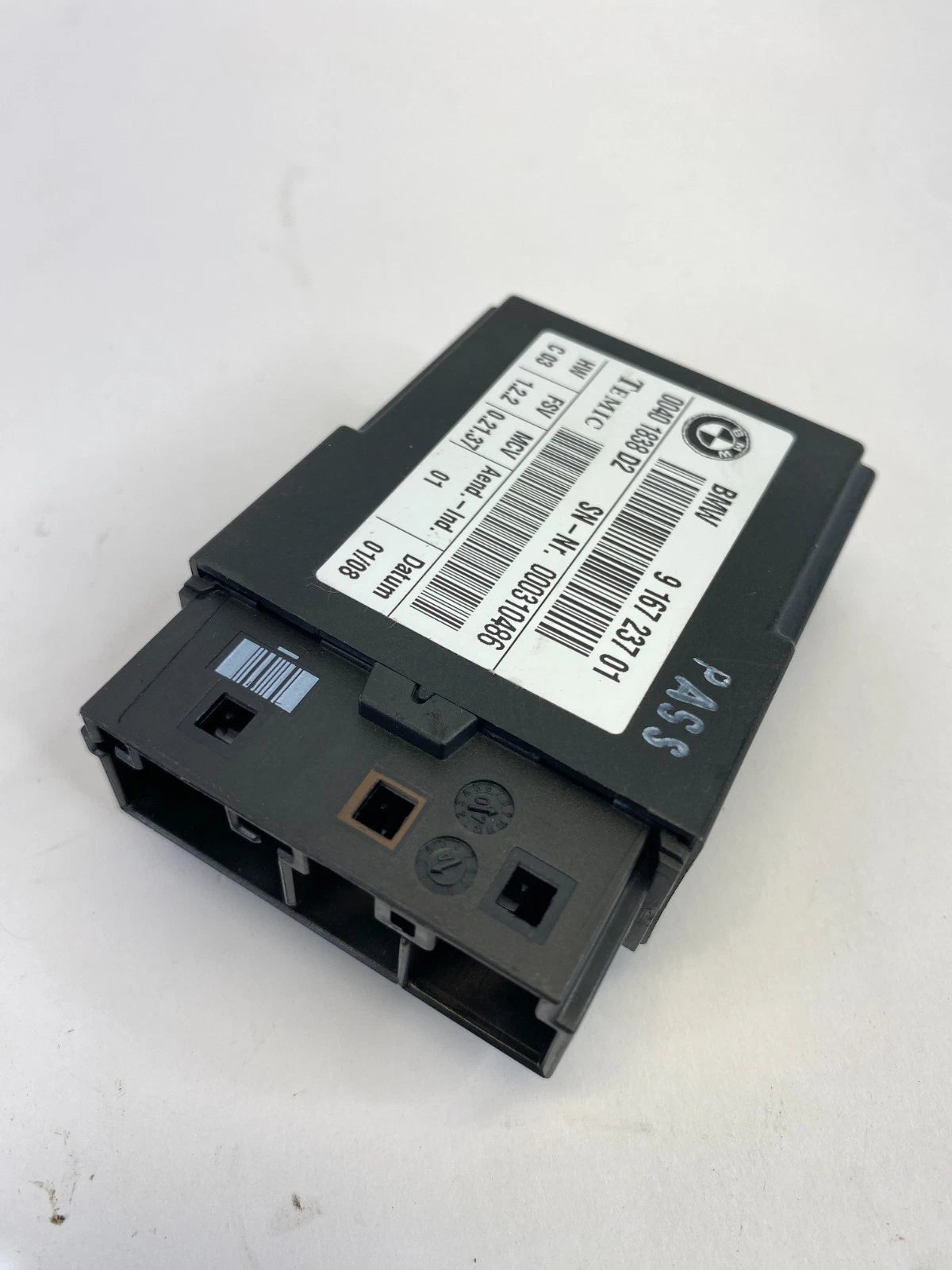 2007 2008 BMW 335XI 2007-2010 335I REAR SEAT BELT CONTROL MODULE 9-167-237-01