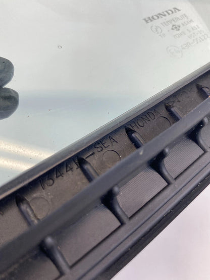 2004-2008 ACURA TSX REAR RIGHT SIDE DOOR WINDOW QUARTER GLASS 73441-SEA