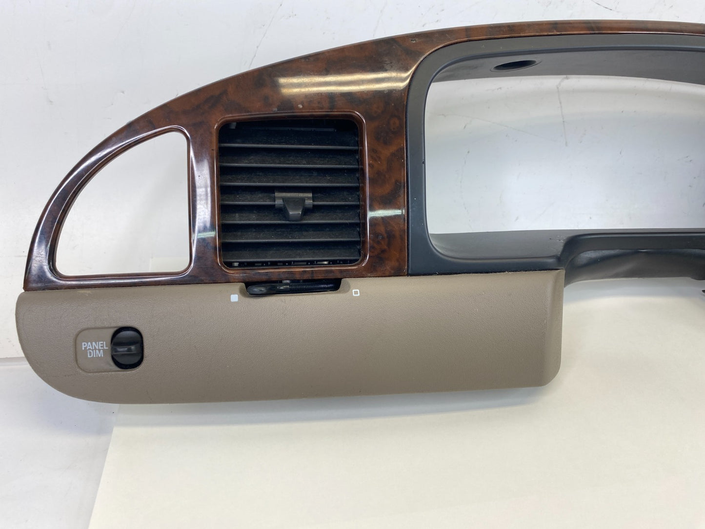 1998-2002 Lincoln Town Car Dash Cluster & Radio Bezel w/ Air Vent F7AH-19893-AAW