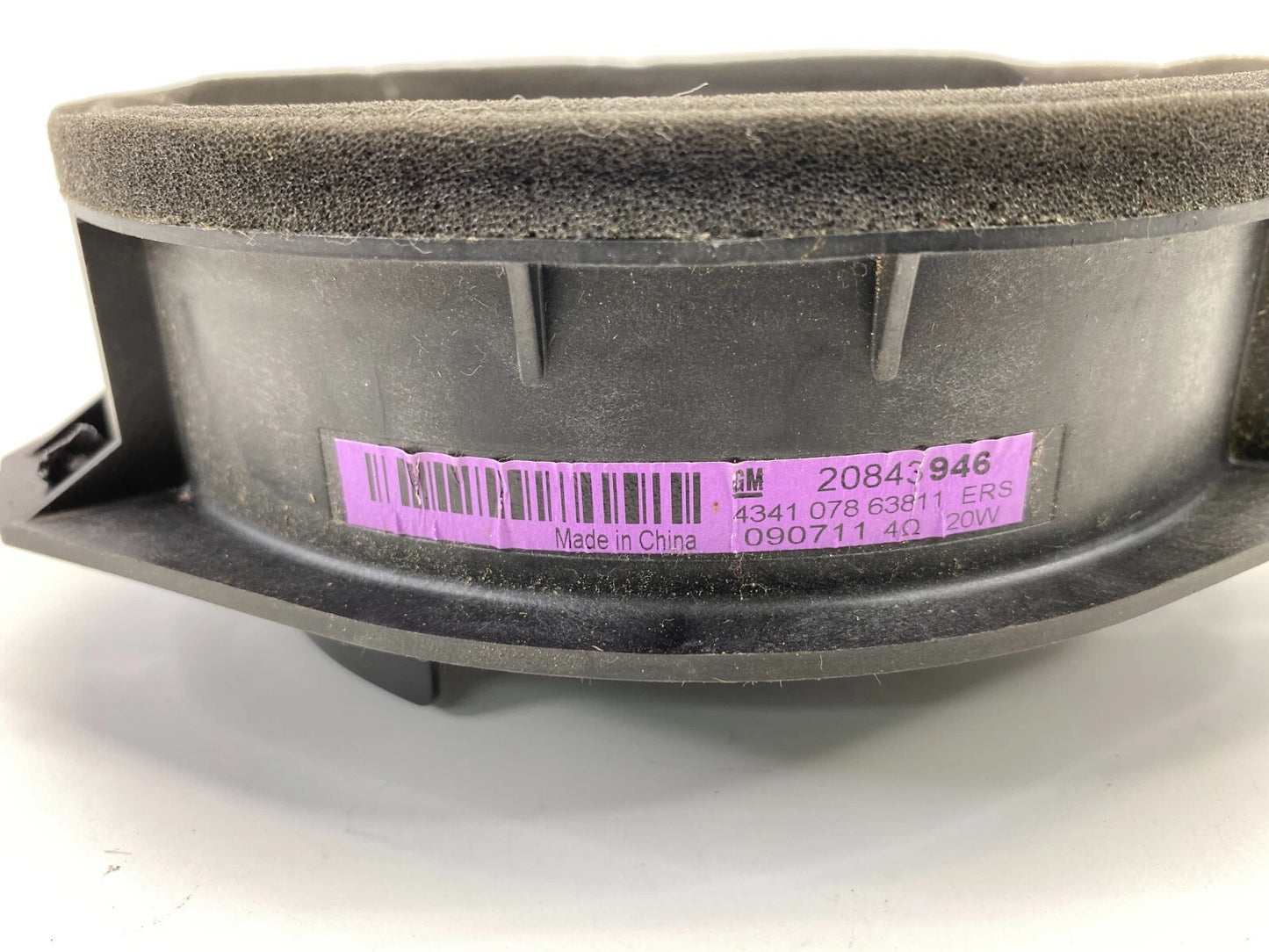 10-17 CHEVROLET EQUINOX REAR RIGHT SIDE BACK DOOR AUDIO SPEAKER 20843946 OEM