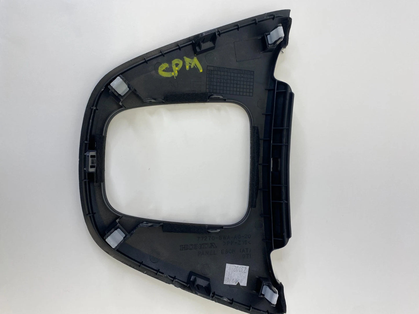2007-2011 HONDA CR-V AUTOMATIC GEAR SHIFTER BEZEL TRIM PANEL OEM 77270-SWA-A0-20