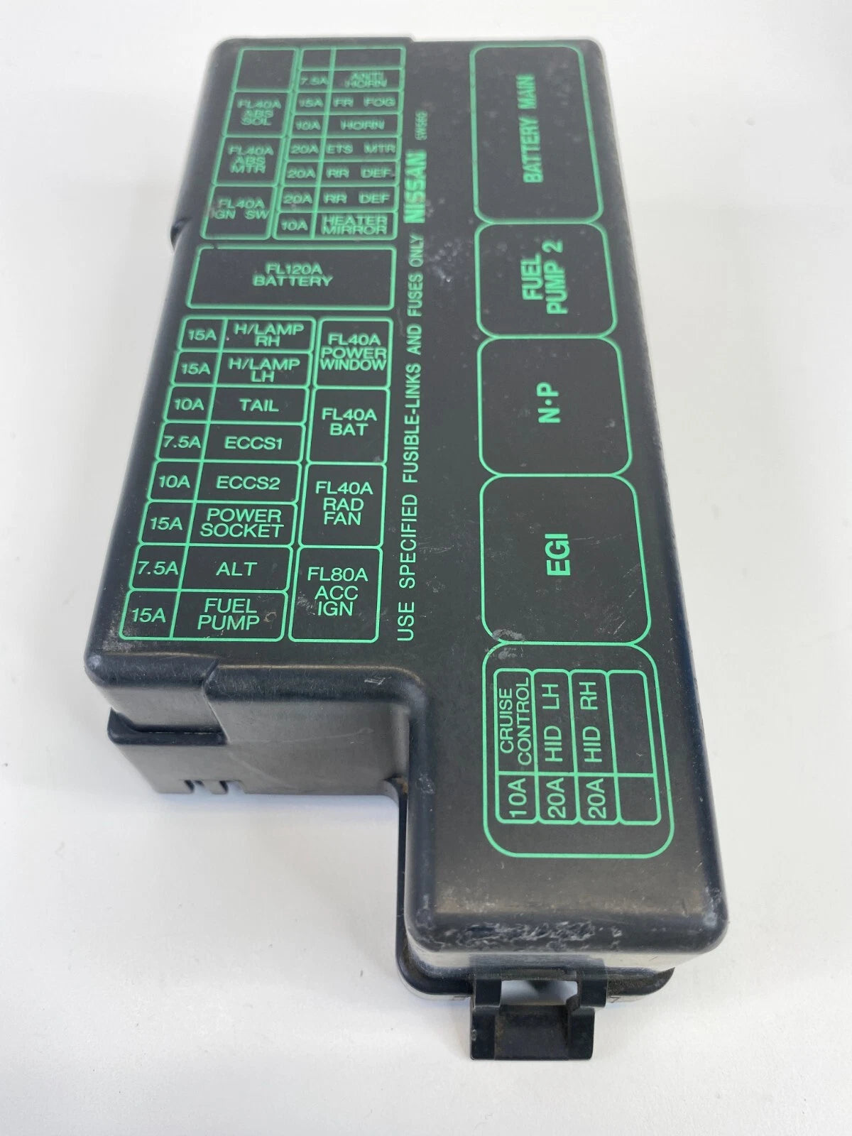 2002 NISSAN PATHFINDER 3.5L V6 UPPER FUSE BOX RELAY BOX COVER TRIM PANEL OEM
