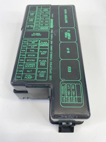 2002 NISSAN PATHFINDER 3.5L V6 UPPER FUSE BOX RELAY BOX COVER TRIM PANEL OEM
