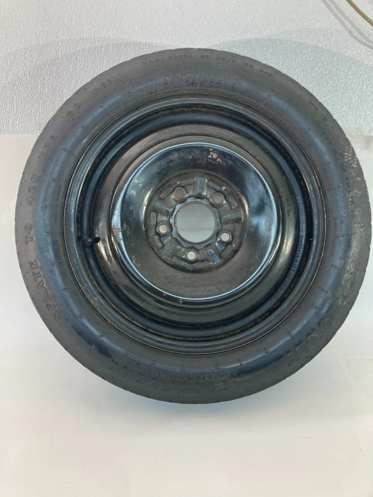 2006-2012 FORD FUSION SPARE TIRE WHEEL RIM COMPACT DONUT T145/80D16 16x5