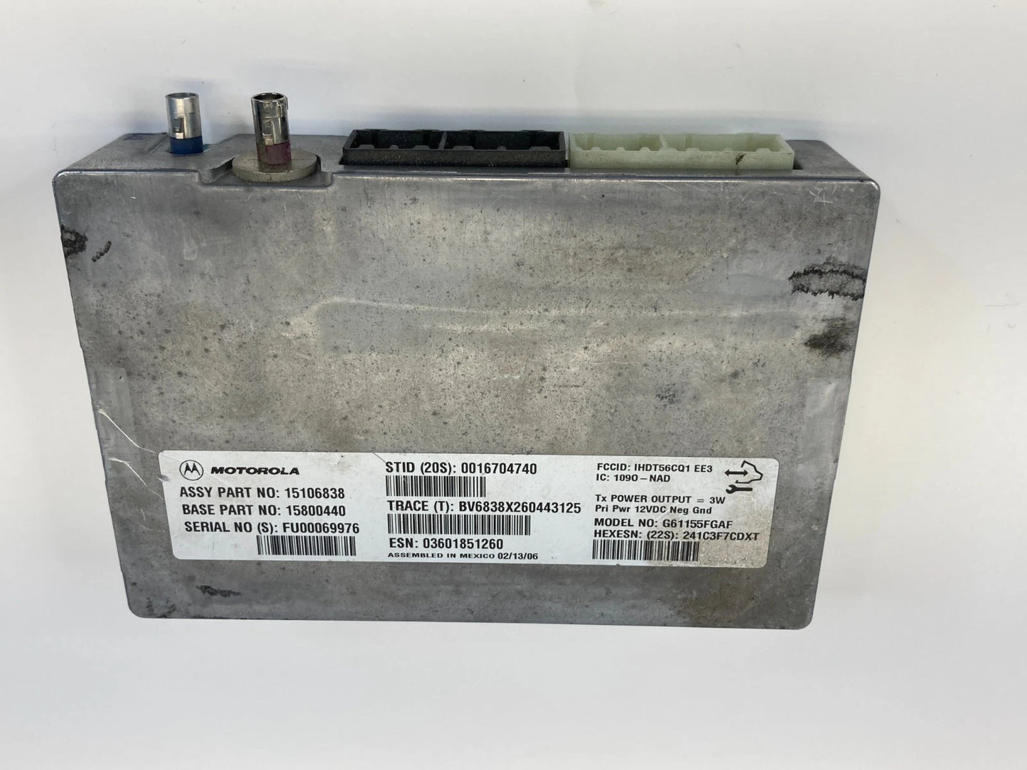 2007 GMC YUKON CHEVROLET TAHOE ONSTAR COMMUNICATION CONTROL MODULE 15106838 OEM