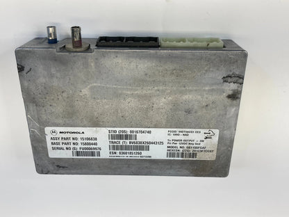 2007 GMC YUKON CHEVROLET TAHOE ONSTAR COMMUNICATION CONTROL MODULE 15106838 OEM