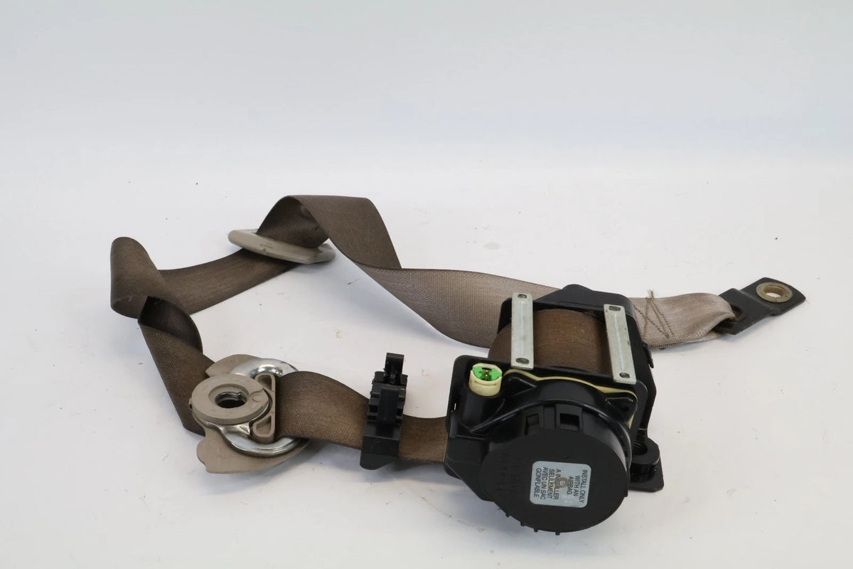2008 2009 FORD TAURUS FRONT LEFT SEAT BELT RETRACTOR WITH WEBBING STRAP ASSEMBLY
