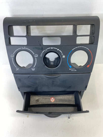 03-08 TOYOTA COROLLA CENTER DASH CLIMATE CONTROL BEZEL W/ STORAGE 55420-02160