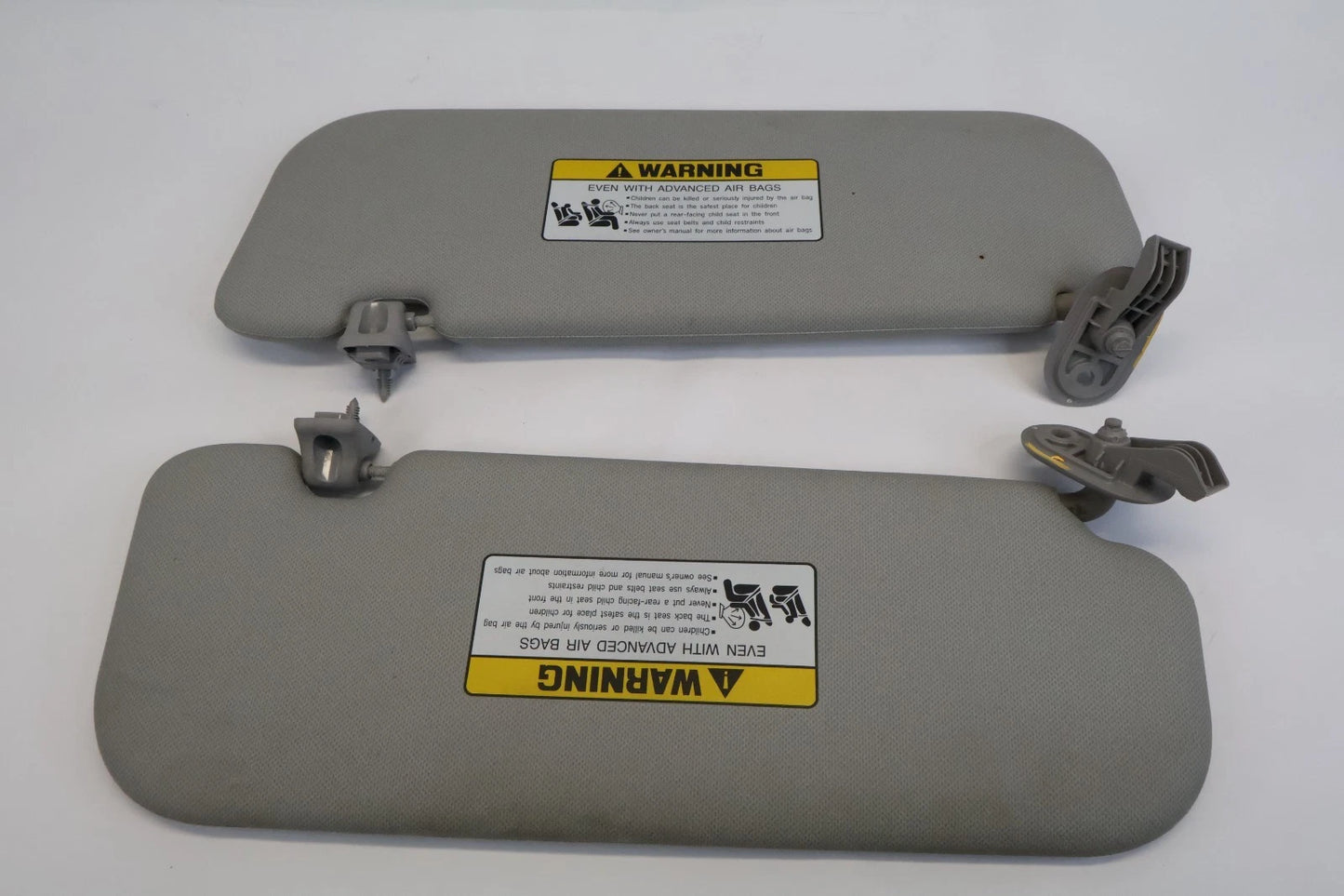 2014-2016 HYUNDAI ELANTRA SUNVISOR SUN VISORS SHADE SET PAIR LH RH W/ MIRROR OEM
