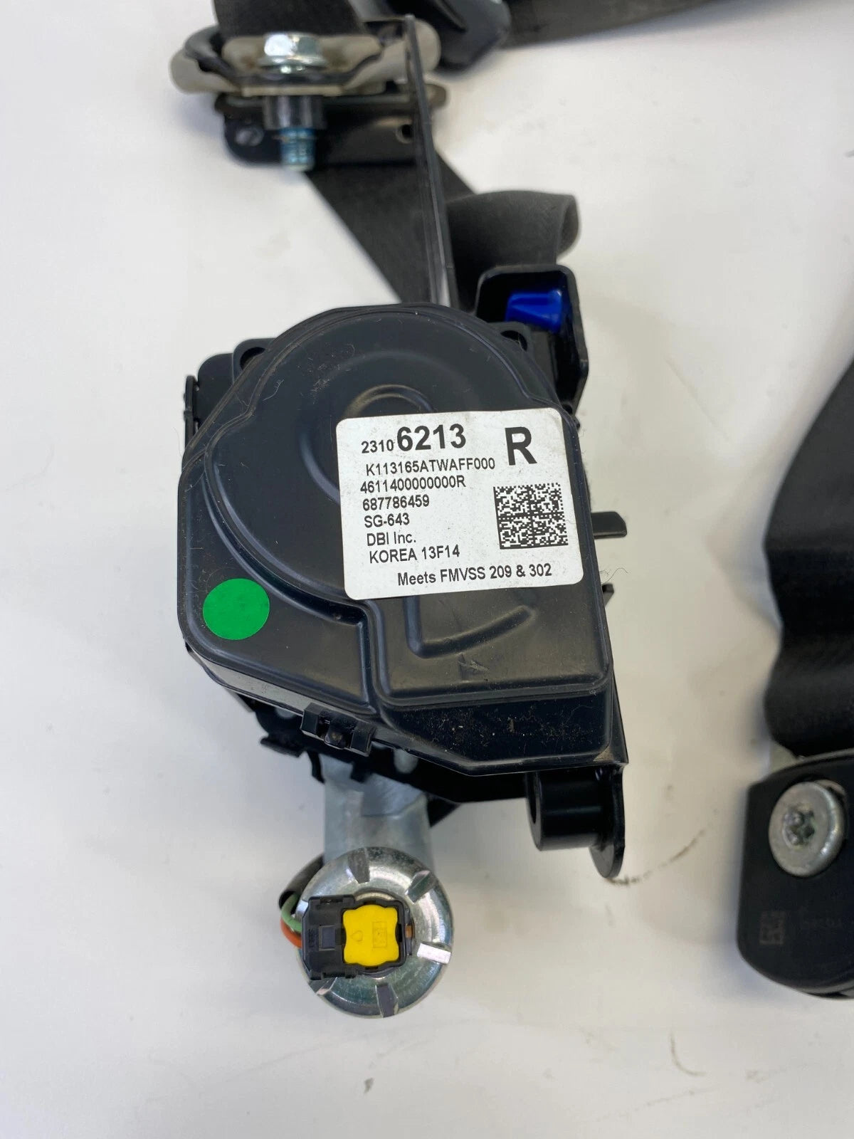 2012-2015 CHEVROLET CAPTIVA SPORT FRONT RIGHT PASSENGER SIDE SEAT BELT RETRACTOR