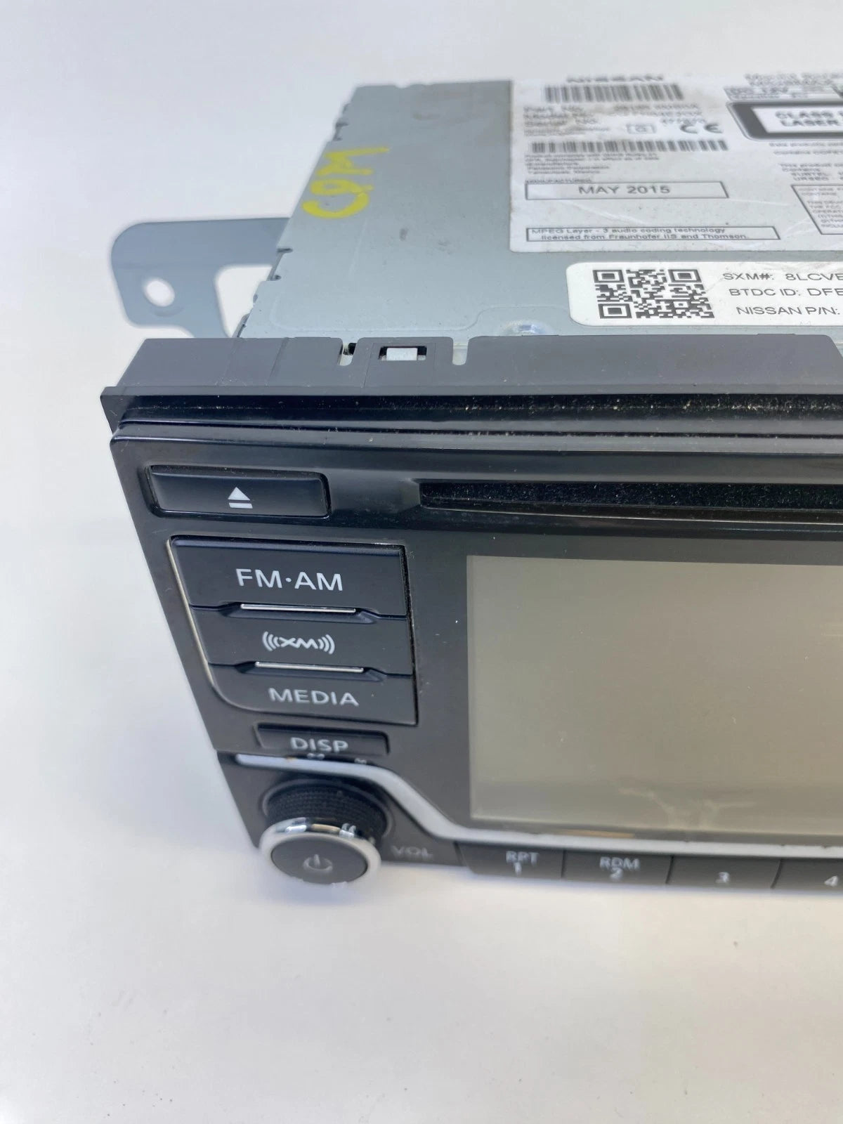 2015 NISSAN SENTRA AM/FM RADIO MP3/WMA 6-DISC CD PLAYER 28185-9MB0A OEM