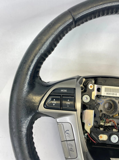 08-12 HONDA ACCORD STEERING WHEEL W/ CRUISE & AUDIO CONTROL SWITCHES LEATHER OEM