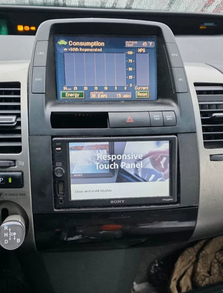 2006-2009 TOYOTA PRIUS AM/FM RADIO MEDIA RECEIVER DISPLAY SONY XAV-AX1000 OEM