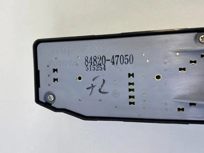 04 05 06 07 08 09 TOYOTA PRIUS LEFT DRIVER MASTER WINDOW SWITCH 84820-47050