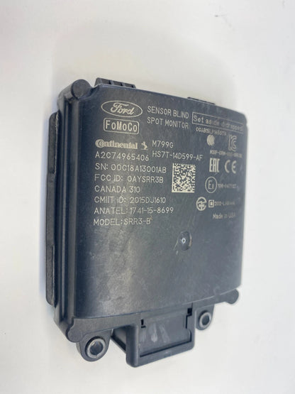 2017-2020 FORD FUSION REAR LEFT BLIND SPOT MONITOR CONTROL MODULE HS7T-14D599-AF