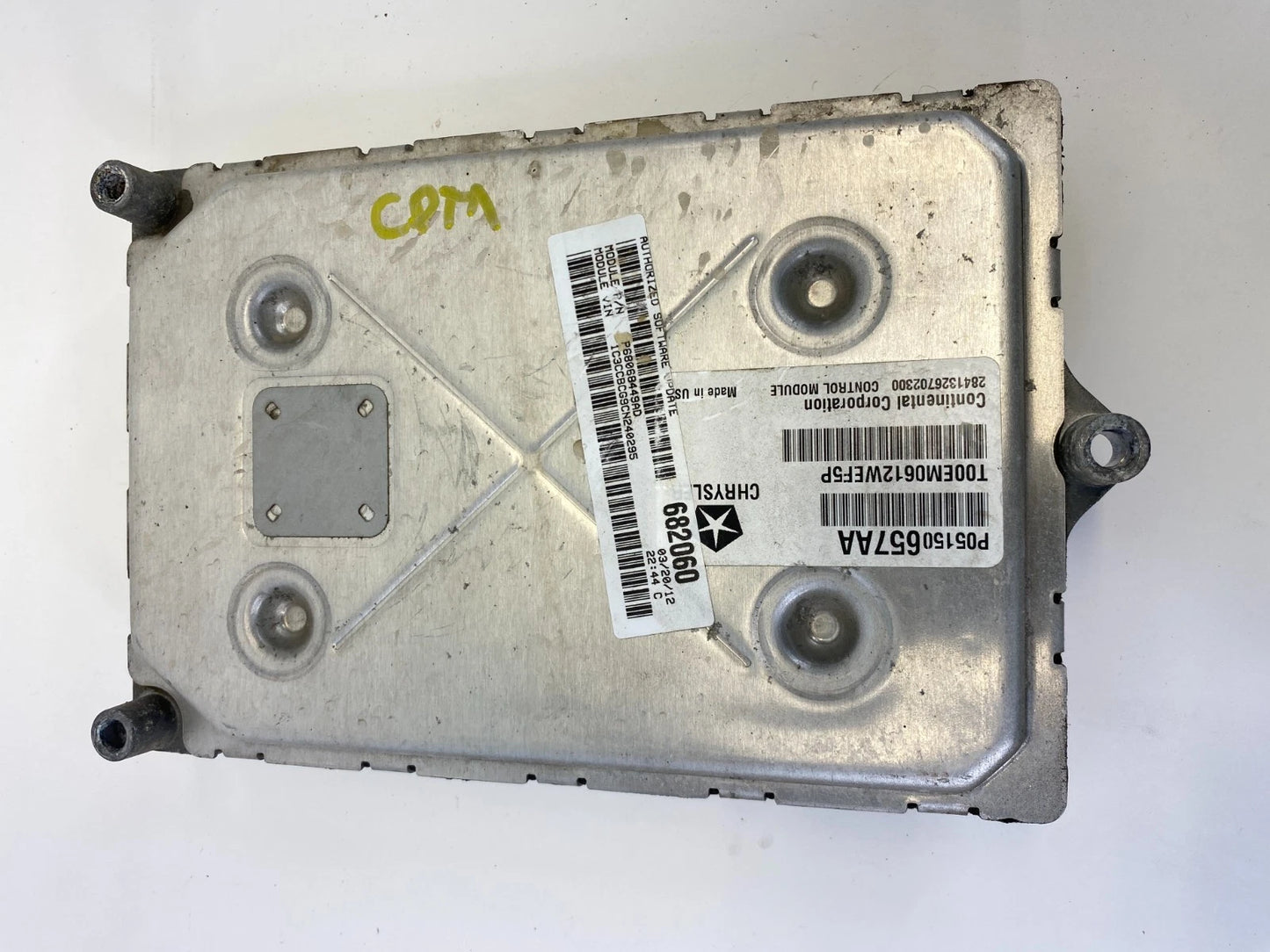 2012 CHRYSLER 200 3.6L ENGINE COMPUTER CONTROL ECU ECM MODULE OEM P05150657AA