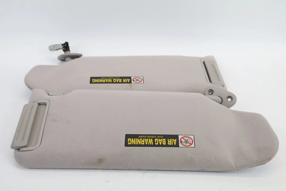 1998-2002 HONDA ACCORD DRIVER PASSENGER SUNVISOR SUN VISOR PAIR LIGHTED OEM
