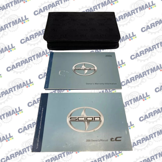 2006 06 SCION TC BASE OWNERS MANUAL GUIDE INFOMATION BOOK W/ CASE OEM