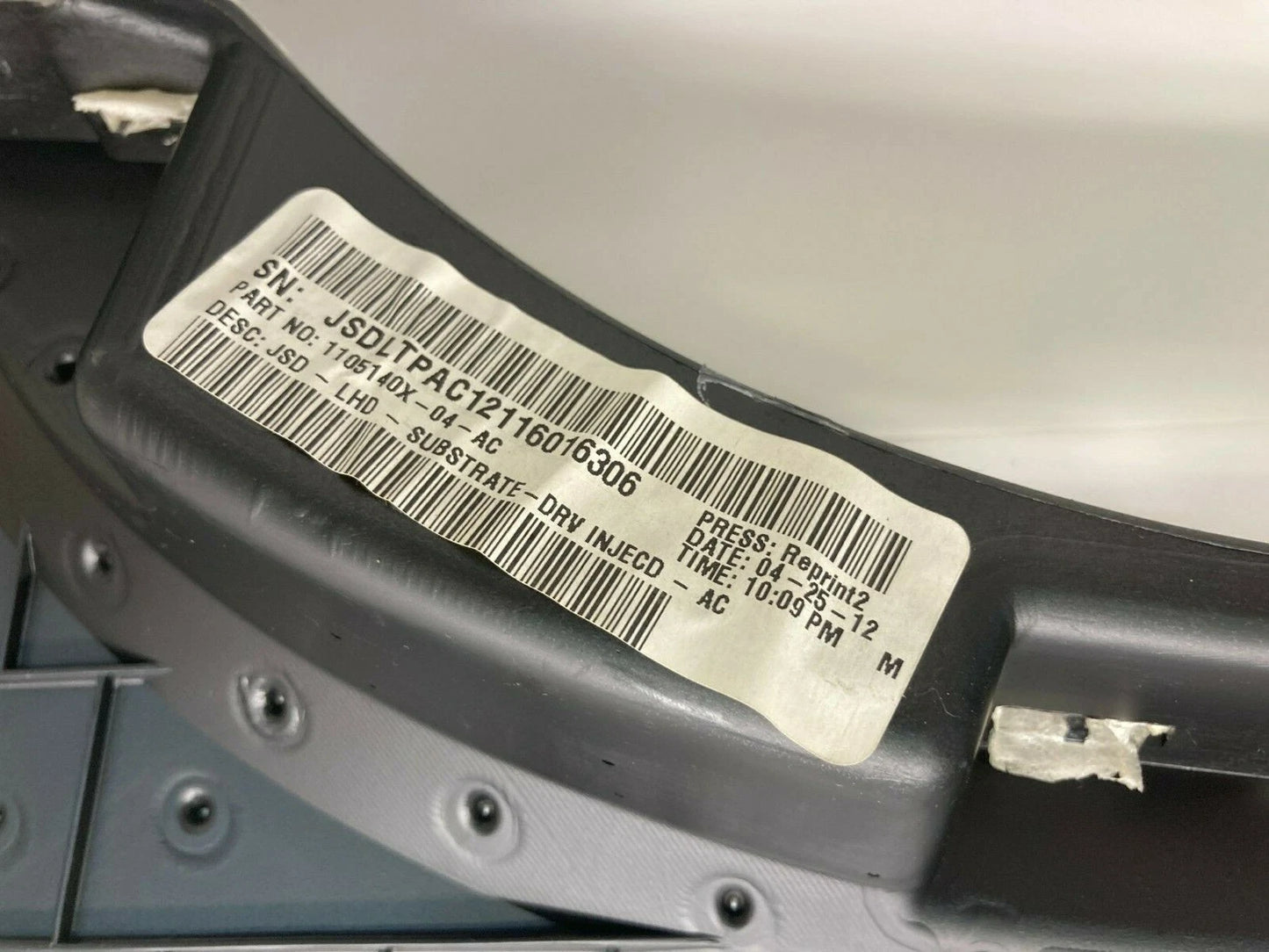 2011-2014 DODGE AVENGER LEFT DASH INSTRUMENT PANEL BEZEL TRIM 1SX93TRMAA OEM