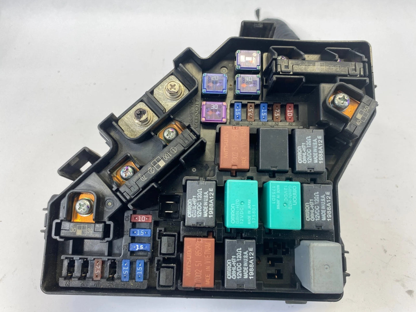 2008-2011 HONDA CIVIC COUPE 1.8L A/T UNDER HOOD FUSE RELAY JUNCTION BOX ASSY OEM