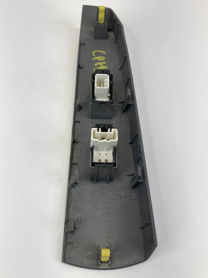 2004-2009 TOYOTA PRIUS FRONT RIGHT SIDE DOOR WINDOW SWITCH WITH BEZEL 7423147090