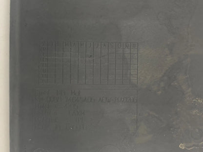 2009-2012 FORD FLEX CENTER CONSOLE STORAGE BIN RUBBER MAT COVER 0988-74045A06-A0